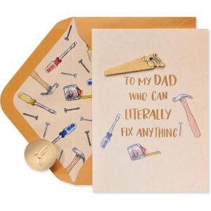 Papyrus Birthday Card for Dad (Hoppy Birthday)(Fix Anything)