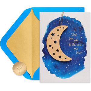Papyrus Birthday Card for Dad (Inspiring)(White and Blue)