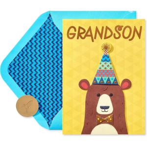 Papyrus Birthday Card for Grandson (Big Bear Hug)(Big Bear Hug)
