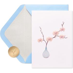 Papyrus Birthday Card for Her (Orchid in Vase)(Orchid in Vase)