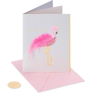 Papyrus Birthday Card for Her (Royal Wonderfulness)(Flamingo)