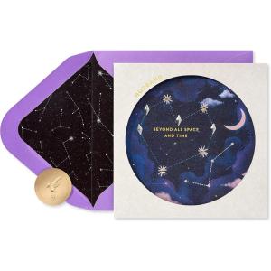 Papyrus Birthday Card for Husband (Space and Time)(Multicolored)