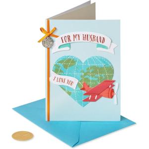 Papyrus Birthday Card for Husband (Space and Time)(Partner in Life)