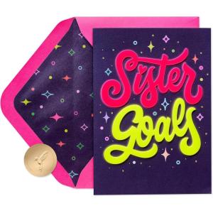 Papyrus Birthday Card for Sister (Inspiring Me)(FSC Sister Goals)