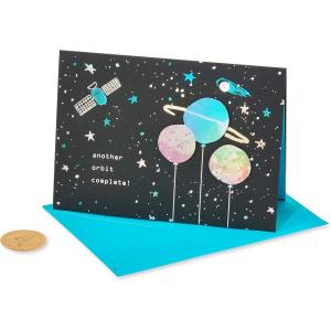 Papyrus Birthday Cards for Her, Celestial and Cake (2-Count)(Journey Gets More Spectacular)