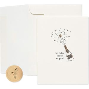 Papyrus Blank Birthday Card (Cheers)(Champagne)
