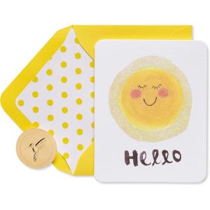 Papyrus Blank Birthday Cards, Birthday Celebrations (20-Count)(Hello Sunshine)