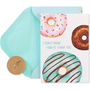 Papyrus Blank Cards with Envelopes, Stack of Macarons (14-Count)(Donut)