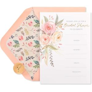 Papyrus Bridal Shower or Wedding Thank You Cards with Envelopes, Floral (20-Count)(Bridal Shower Invitations – Floral)