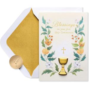 Papyrus First Communion Card (Faith and Love)(Faith and Love)