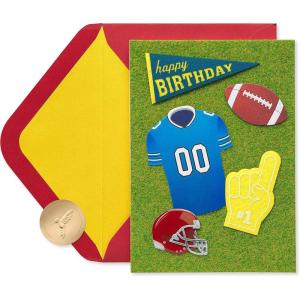 Papyrus Funny Birthday Card for Brother or Sister (From Your Favorite Sibling)(The Superbowl of All Birthdays)