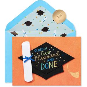 Papyrus Funny Graduation Card (You Did It)(Congrats  Grad)