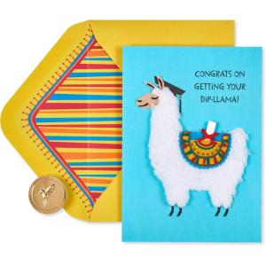 Papyrus Funny Graduation Card (You Did It)(Funny Llama)