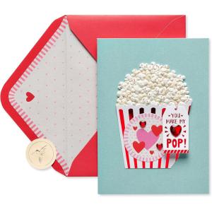 Papyrus Funny Valentines Day Card (Like You A Lot)(You Make My Heart Pop)