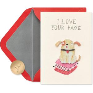 Papyrus Funny Valentines Day Card (Love Your Face)(Love Your Face)