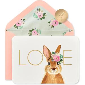 Papyrus Funny Valentines Day Card (Love Your Face)(Somebunny Loves You)