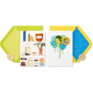 Papyrus Get Well Soon Cards, Remedies and Balloons (2-Count)(Remedies and Balloons)