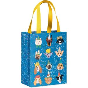 Papyrus Gift Bags with Tissue Paper (Cake and Balloon) for Birthdays, Weddings, Bridal Showers, Baby Showers and All Occasions (2 Bags, 1 Large 13″, 1 Medium 9″, 4-Sheets)(Birthday Dogs)