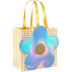 Papyrus Gift Bags with Tissue Paper (Citrus) for Birthdays, Weddings, Bridal Showers, Baby Showers and All Occasions (2 Bags, 1 Large 13″, 1 Medium 9″, 8-Sheets)(Daisy)