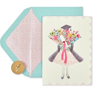 Papyrus Graduation Card for Her (Best Wishes for Bright Future)(Big Achievement)