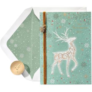 Papyrus Holiday Card for Daughter (Beautiful and Sweet as You)(Light Up Our Hearts)