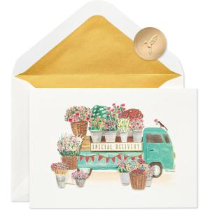 Papyrus Mothers Day Card (Sweet Wishes)(FSC Flower Delivery Car)