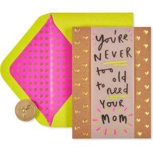 Papyrus Mother’s Day Card for Mom (Always There for Me)(Thanks for Always Being There)