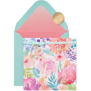 Papyrus Mothers Day Card for Wife from Husband (Beautiful Life and Family)(FSC Watercolor Floral And Text)
