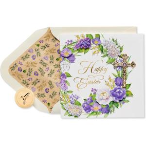 Papyrus Religious Easter Card (Miracle of Easter)(Easter Wreath)