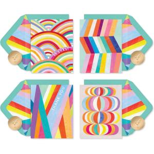 Papyrus Thank You Cards with Envelopes, Sea Creatures (20-Count)(FSC KPSK TY GEO PATTERNS)