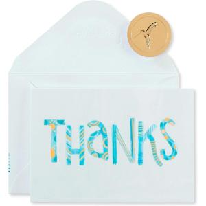 Papyrus Thank You Cards with Envelopes, Sea Creatures (20-Count)(Patterned Letters)