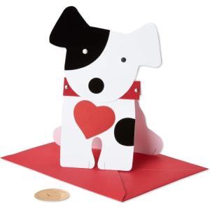 Papyrus Valentine’s Day Card (Dog with Heart)