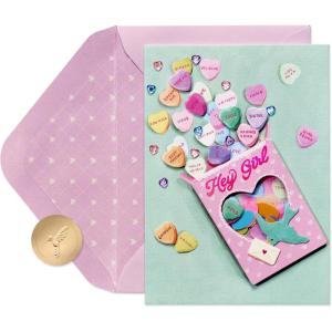 Papyrus Valentines Day Card (Happy Chocolate Day)(FSC Candy Heart Box)