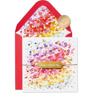 Papyrus Valentines Day Card (You Complete Me)(FSC Cascading Hearts)