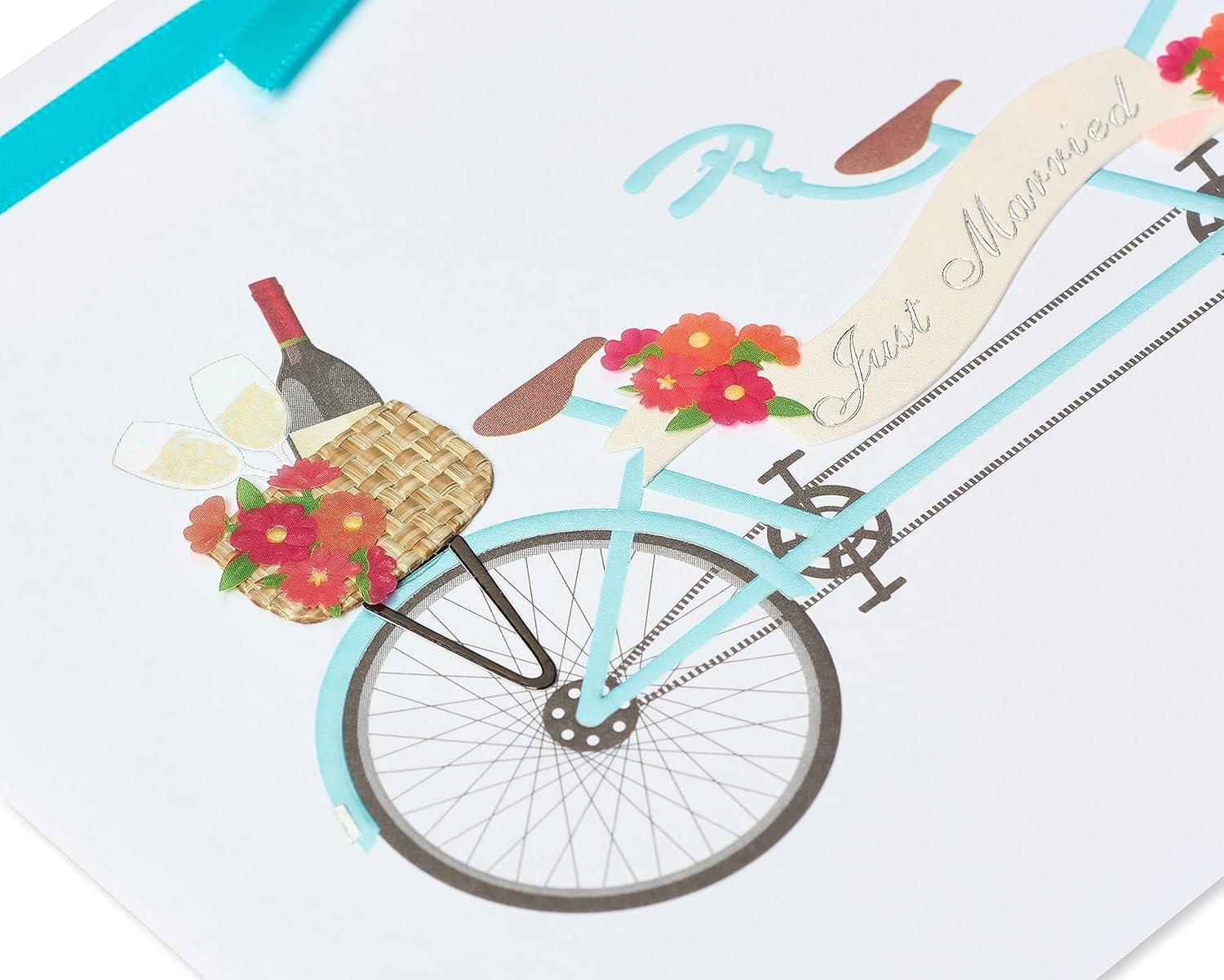 imagePapyrus Wedding Card Tandem BikeTandem Bike