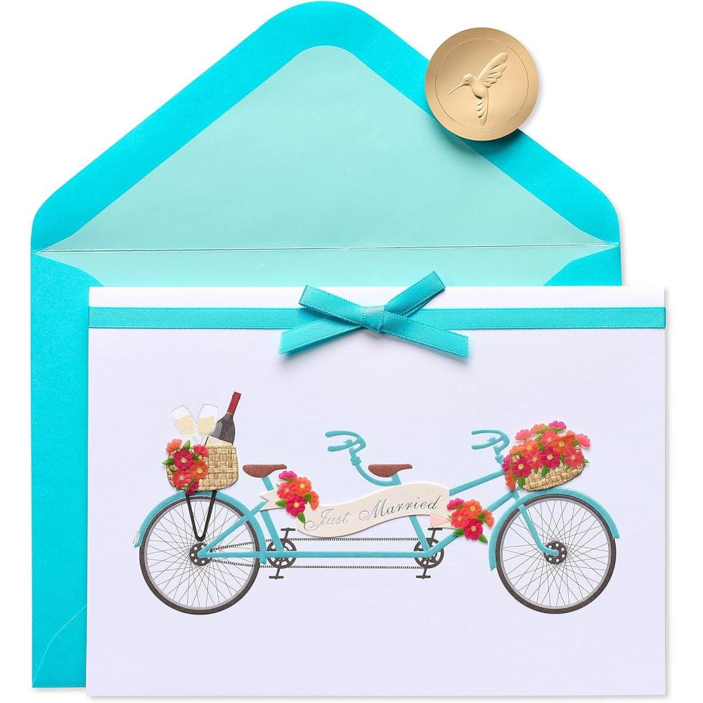 imagePapyrus Wedding Card Tandem BikeTandem Bike