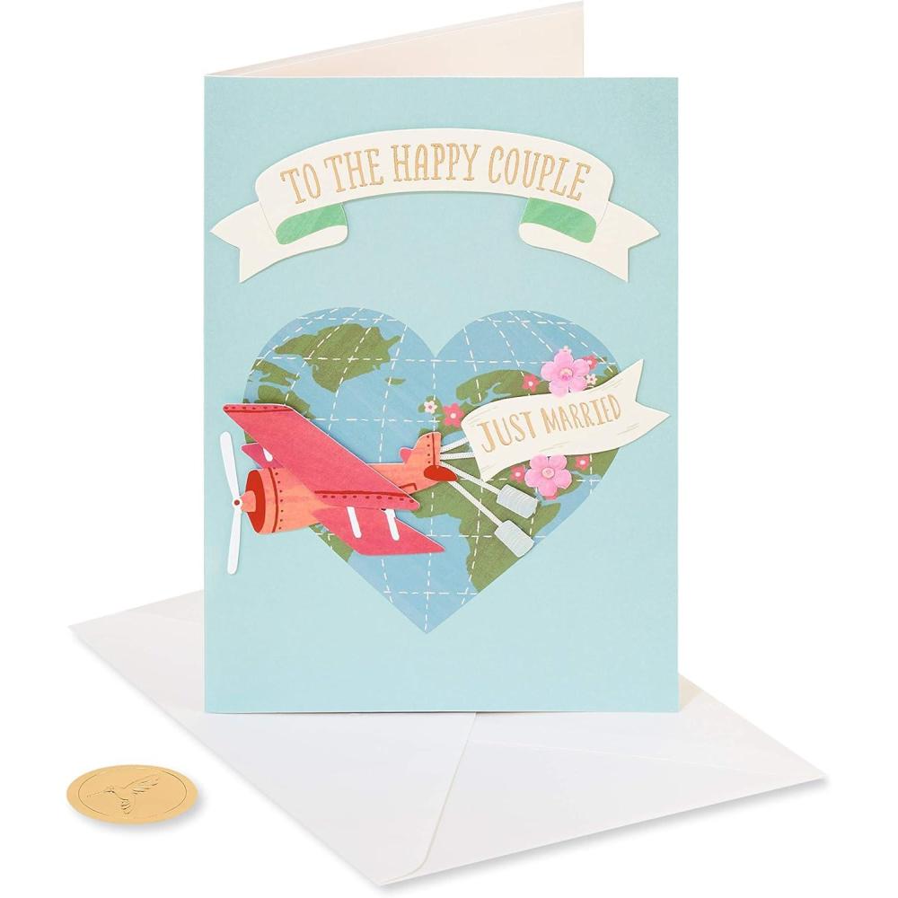 imagePapyrus Wedding Card Tandem BikeWonderful Adventures