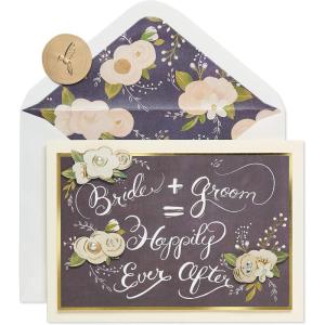 Papyrus Funny Wedding Card (True Llove)(Chalkboard)