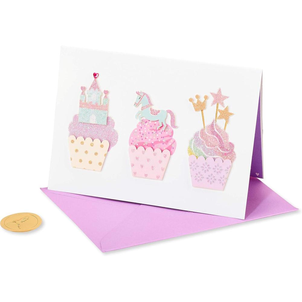 imagePapyrus Birthday Card for Girl Wonderful and MagicalSweet  Fun  and Sparkly