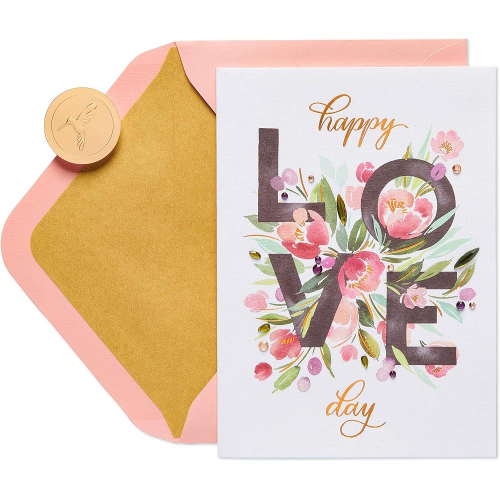 imagePapyrus Valentines Day Card for Kids AnimalsFloral Love