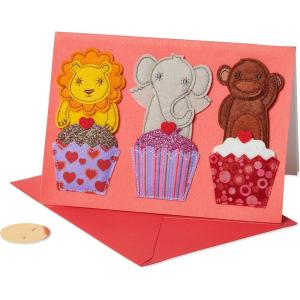 Papyrus Valentine’s Day Card for Kids (Animals)(Animals)