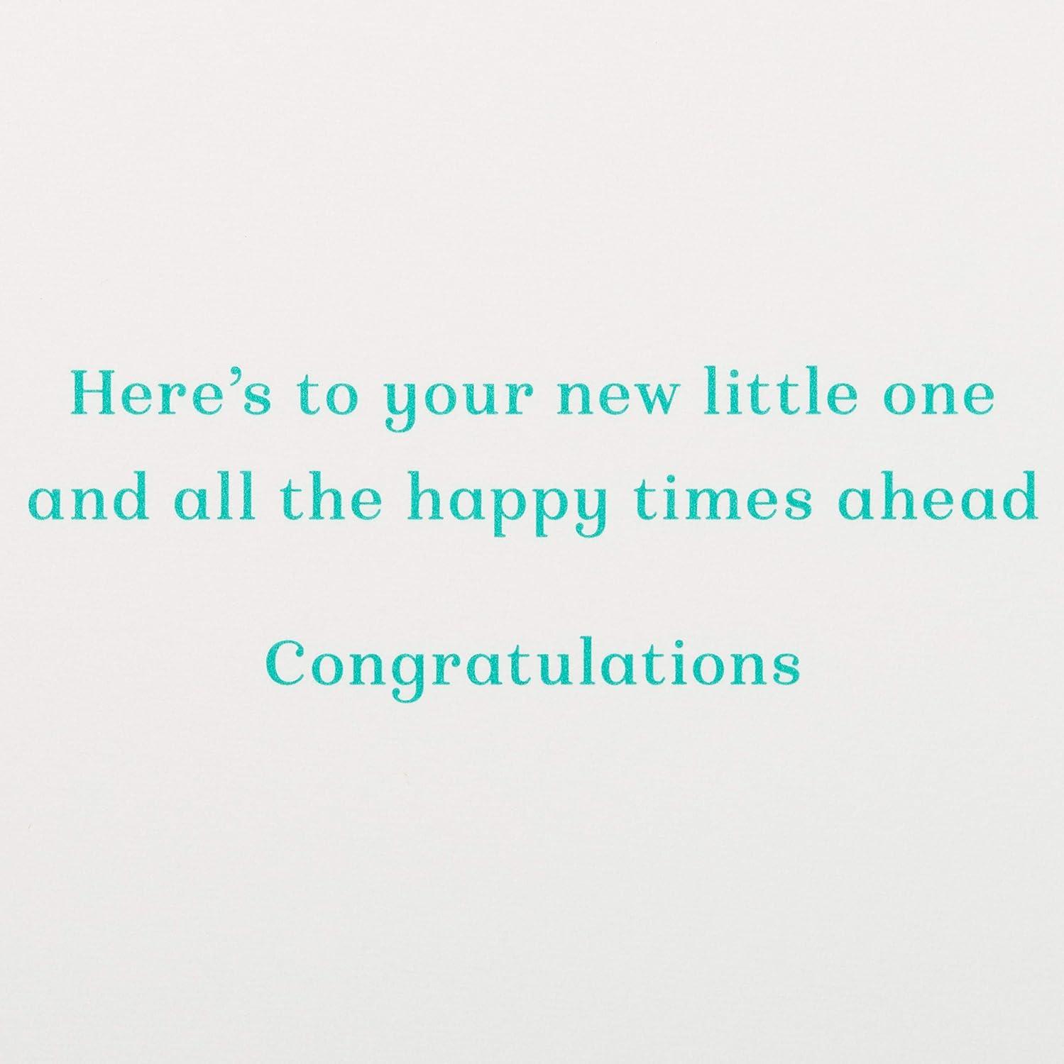 imagePapyrus New Baby Card New Little OnePullToy Animals