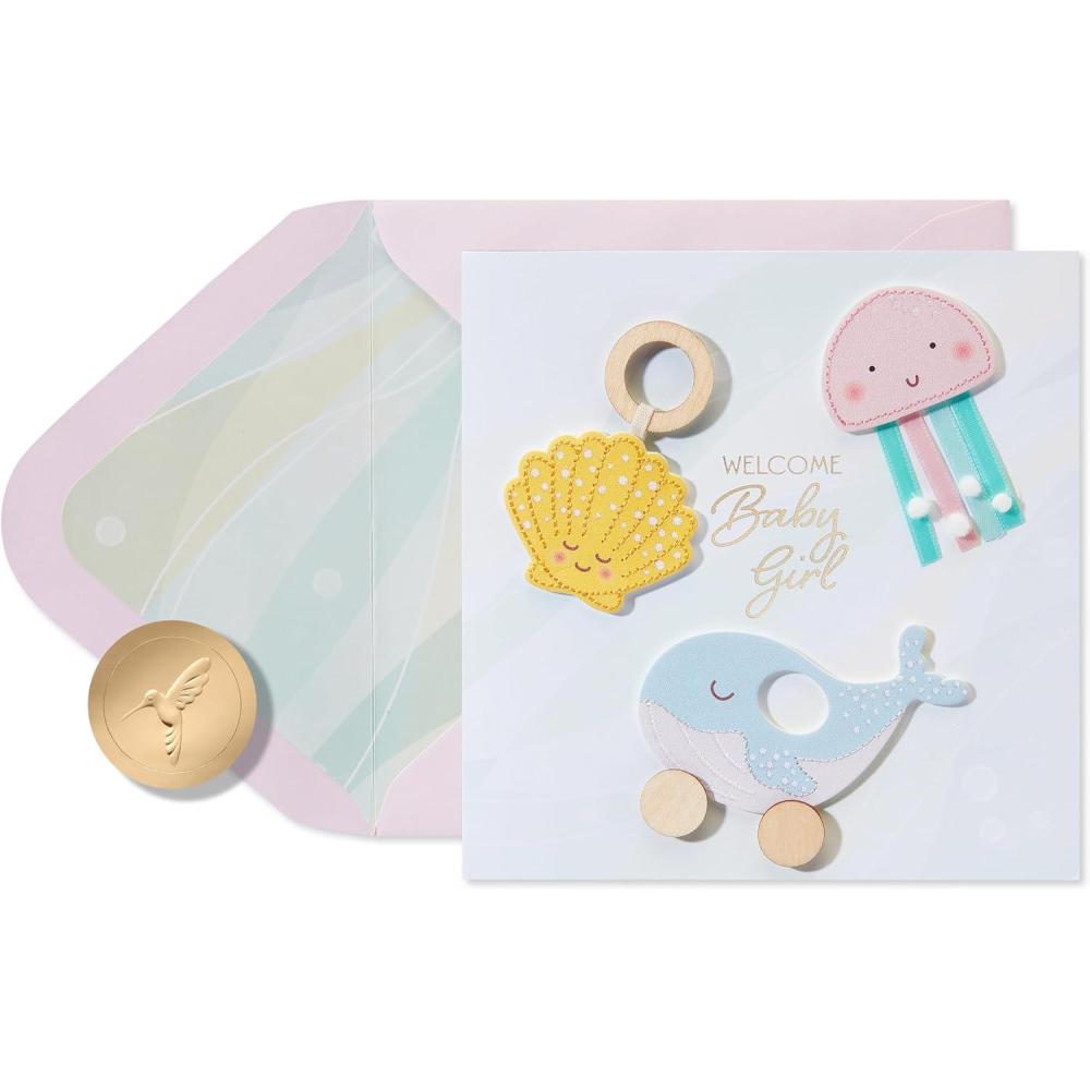 imagePapyrus Hello Kitty Baby Shower Card Sweet Moments To ComeSea Life