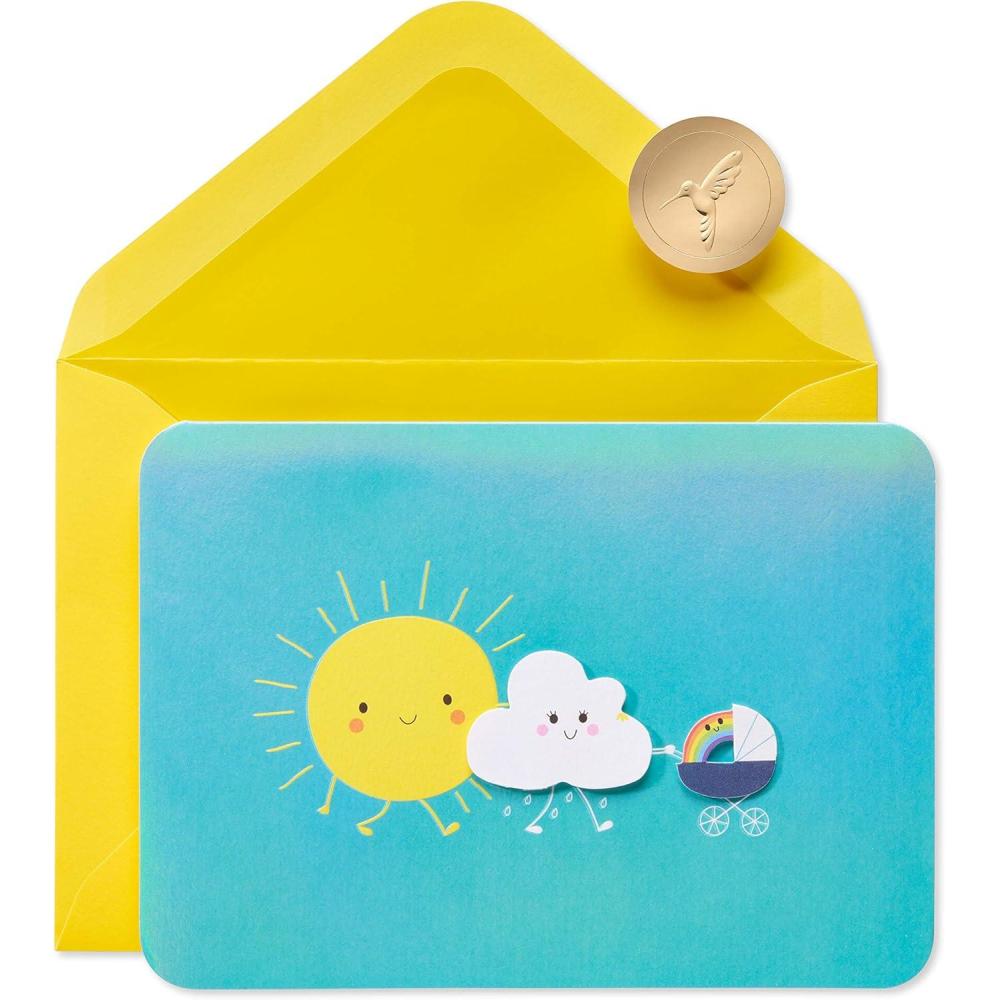 imagePapyrus New Baby Card New Little OneLittle Rainbow