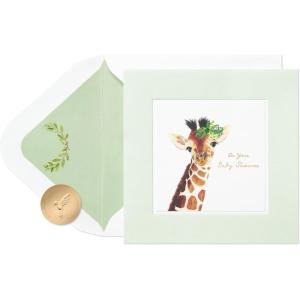 Papyrus Baby Shower Card (Love and Happiness)(FSC Giraffe)