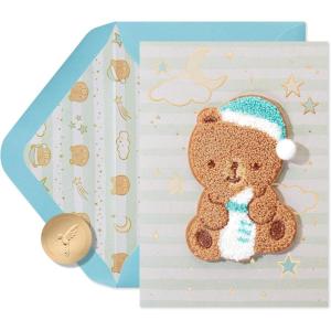 Papyrus New Baby Card (New Little One)(FSC Teddy Bear)
