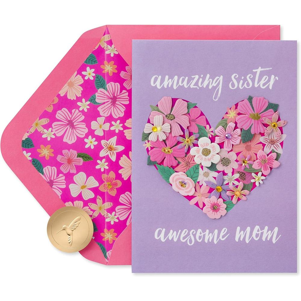 imagePapyrus Mothers Day Card for Sister Lots of LoveWonderful Person