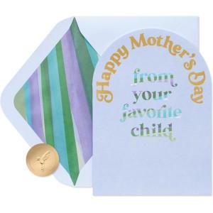 Papyrus Mother’s Day Card (My Amazing Mom)(FSC Favorite Child)