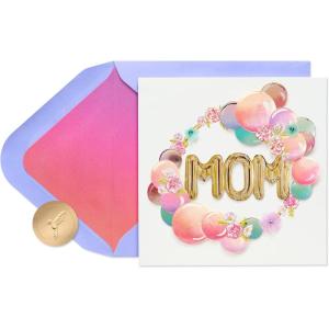 Papyrus Mother’s Day Card (My Amazing Mom)(FSC Ombre Metallic Balloons)