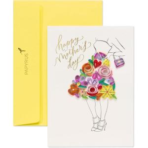 Papyrus Mother’s Day Card for Mom (Truly Special Mom Like You)(Quilled Floral Skirt)